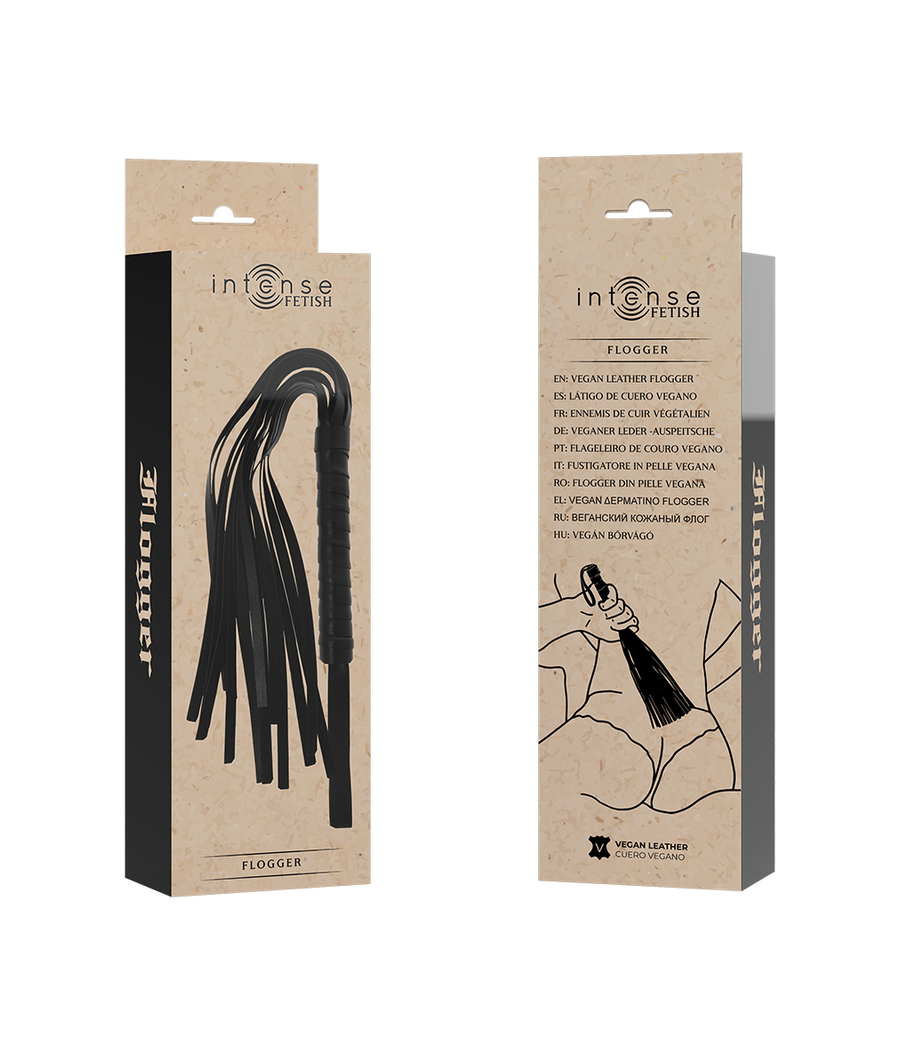 INTENSE - FETISH FLOGGER IN PELLE VEGANA