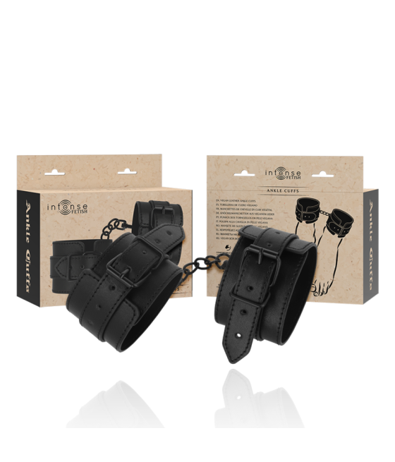 INTENSE - FETISH VEGAN LEATHER ANKLE CUFFS