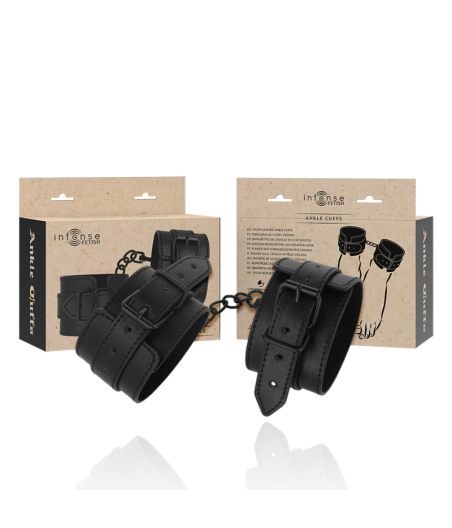 INTENSE - FETISH VEGAN LEATHER ANKLE CUFFS