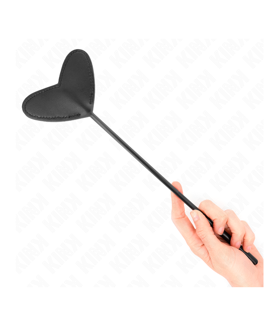 KINK - PALETTE NERA A FORMA DI CUORE 33 X 10 CM