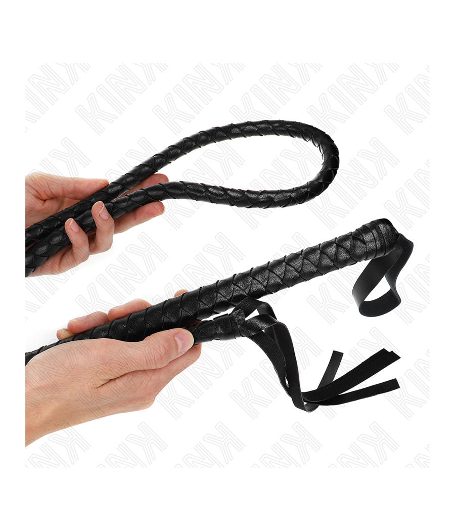 KINK - CHICOTE DE SERPENTE PRETO LONGO 210 CM
