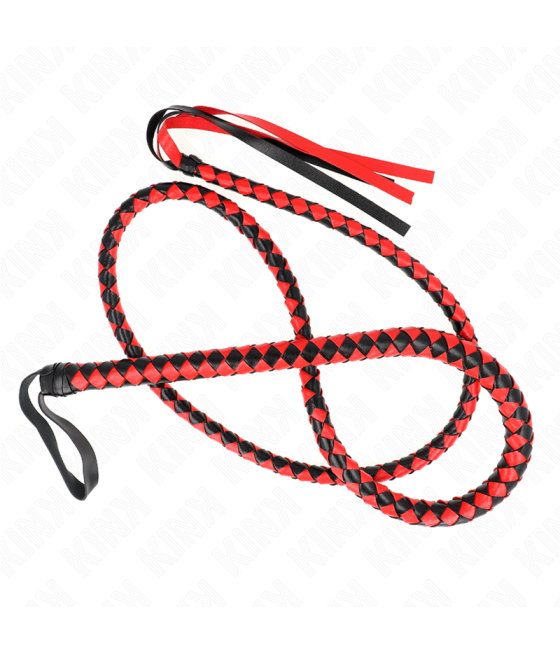 KINK - CHICOTE DE SERPENTE LONGO VERMELHO 210 CM