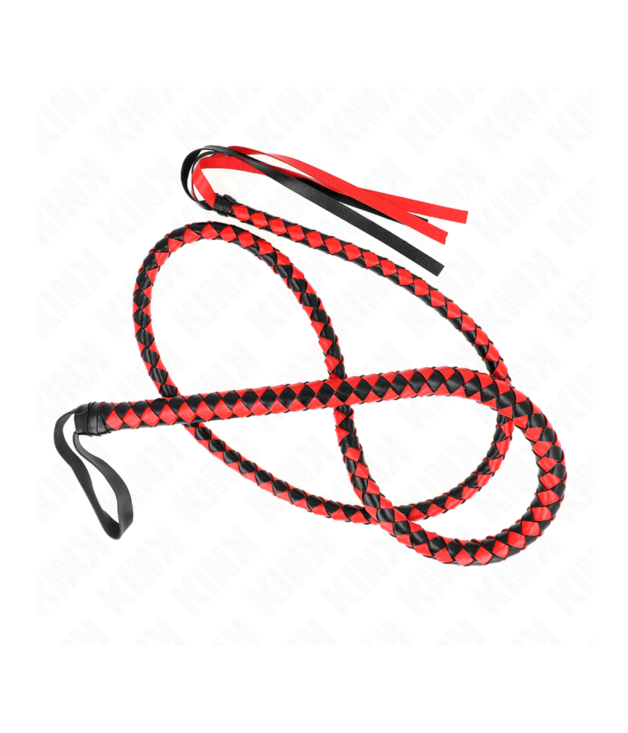 KINK - RED LONG SNAKE WHIP 210 CM