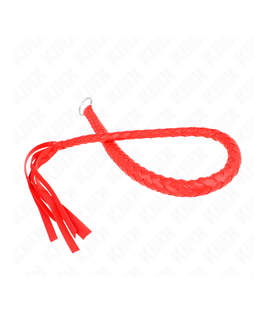 KINK - FRUSTA SERPENTE CON ANELLO MANO ROSSO 65 CM