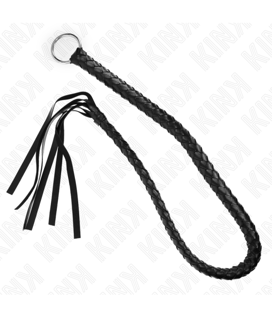 KINK - CHICOTE DE SERPENTE COM ANEL DE MÃO PRETO 65 CM