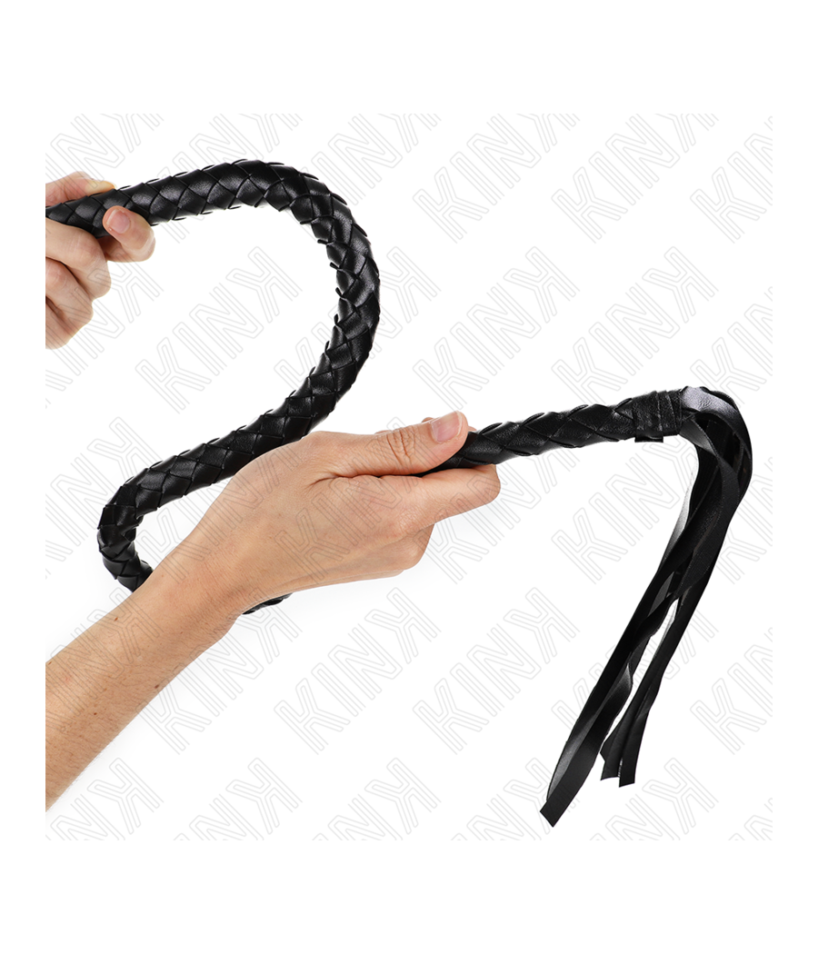 KINK - SNAKE WHIP WITH BLACK HAND RING 65 CM