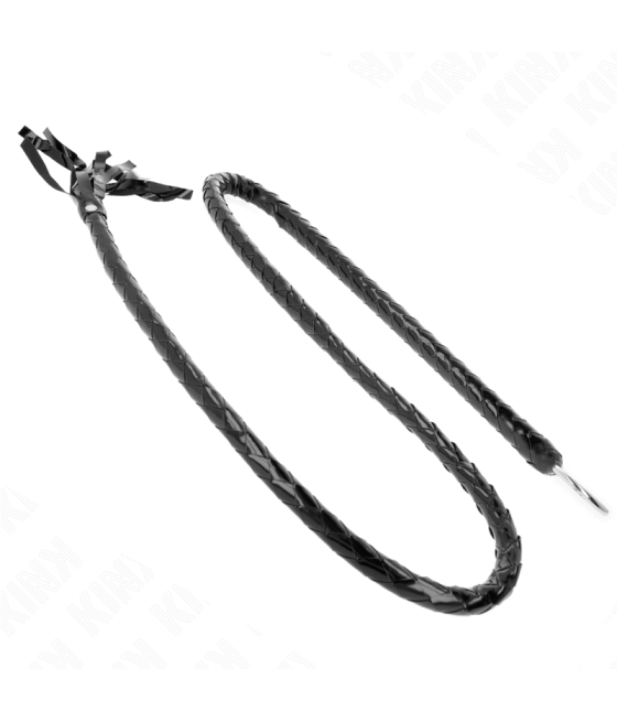 KINK - FOUET LONG EN PVC BRILLANT 138 CM