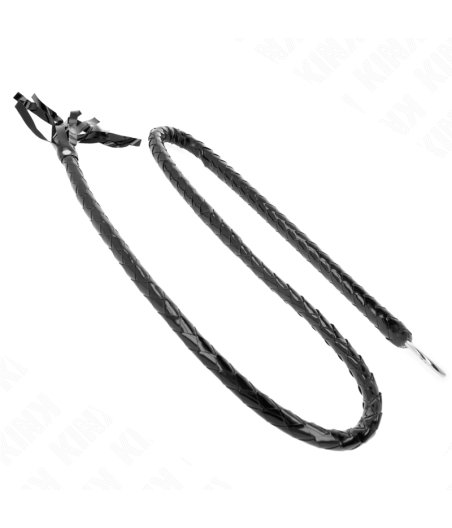 KINK - FOUET LONG EN PVC BRILLANT 138 CM