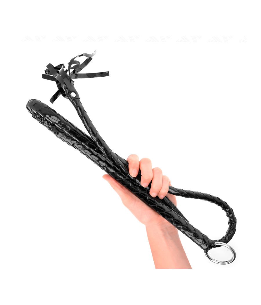 KINK - LANGE GLÄNZENDE PVC-PEITSCHE 138 CM