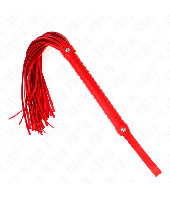 KINK - CHICOTE COM CABO TEXTURADO VERMELHO 48,5 CM