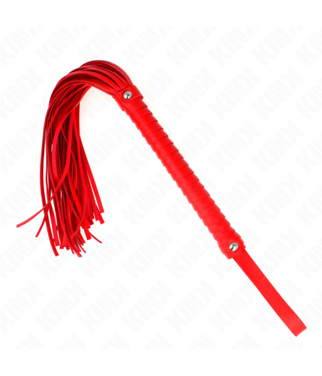 KINK - WHIP WITH RED TEXTURED HANDLE 48.5 CM