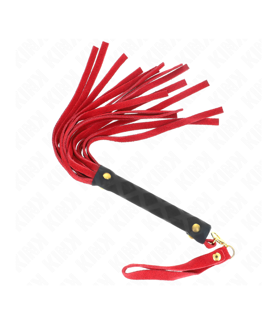 KINK - LÁTIGO MINI PIEL DE ANTE ROJO 30 CM