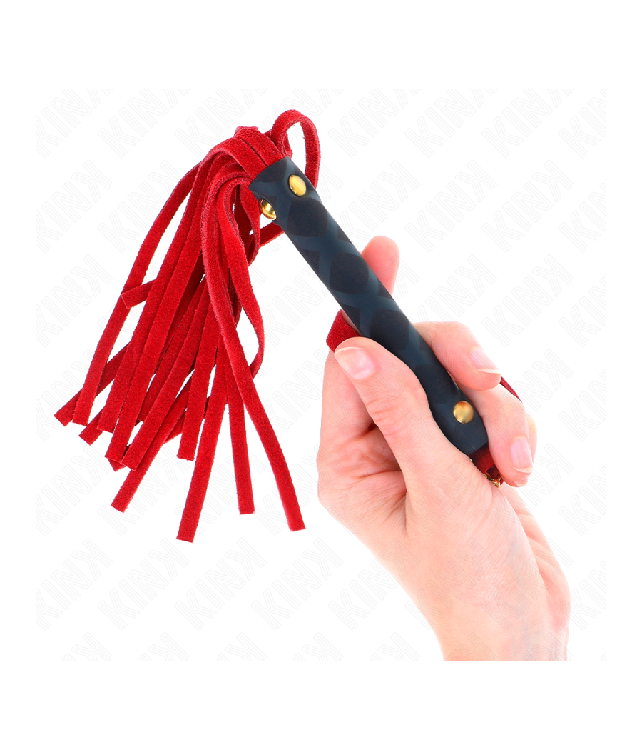 KINK - ROTE WILDLEDER MINI-PEITSCHE 30 CM