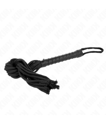 KINK - FOUET CORDE NOIRE 56 CM