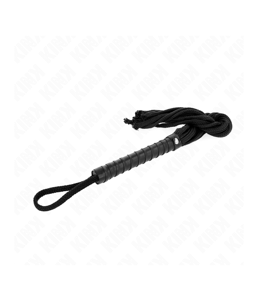 KINK - FOUET CORDE NOIRE 56 CM