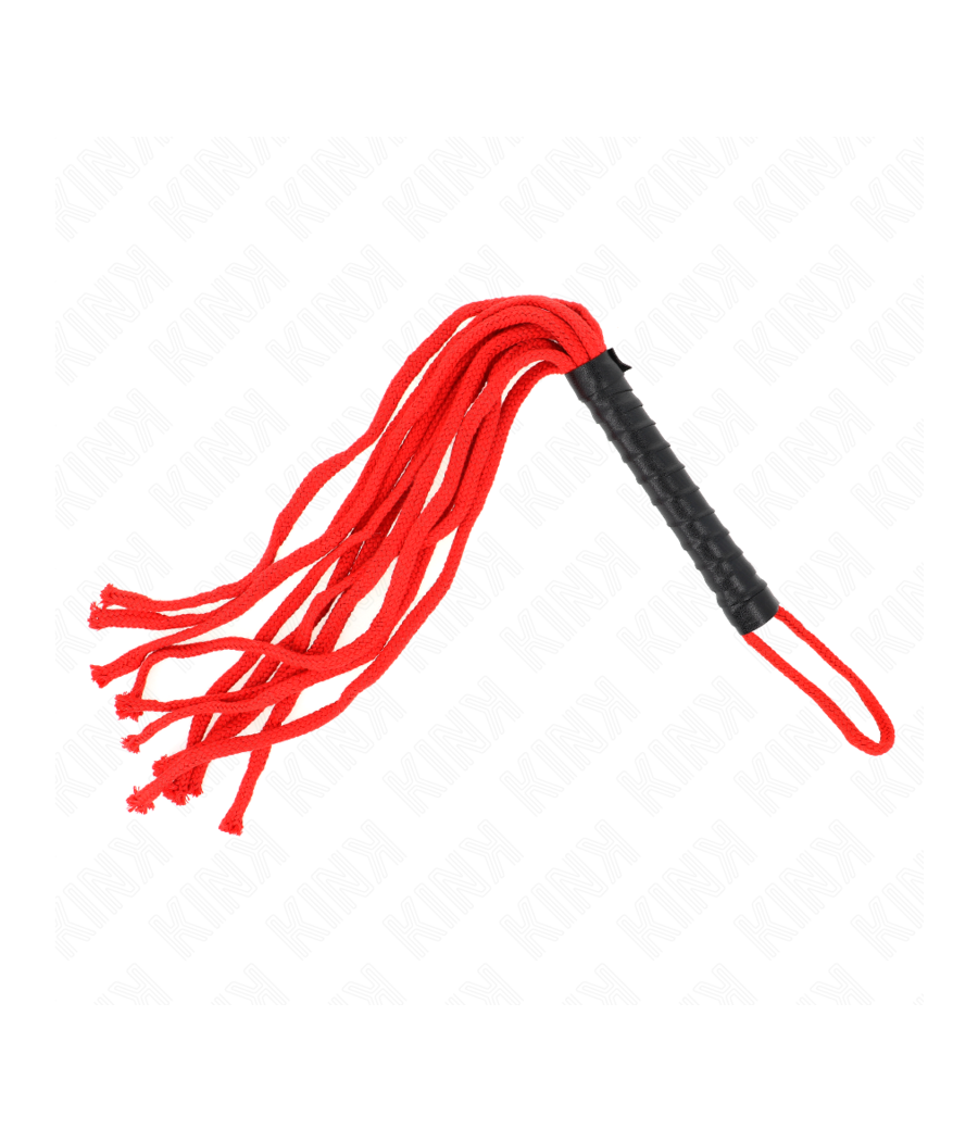 KINK - FOUET CORDE ROJO 56 CM