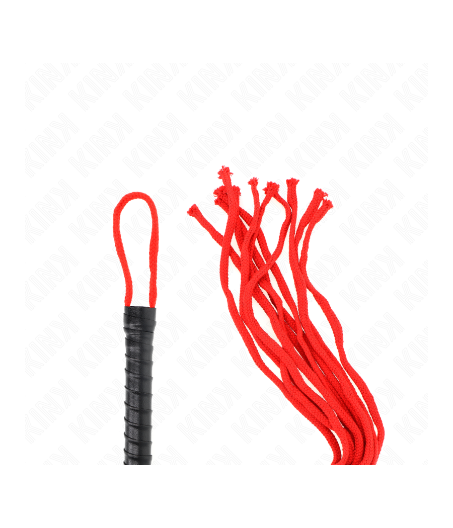 KINK - FOUET CORDE ROJO 56 CM