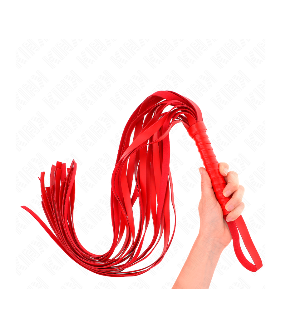 KINK - LÁTIGO DE COLA LARGA Y MANGO CORTO ROJO 70 CM