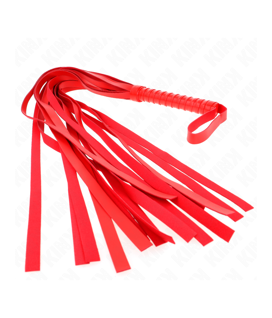 KINK - LÁTIGO DE COLA LARGA Y MANGO CORTO ROJO 70 CM