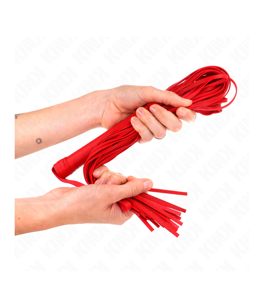 KINK - CHICOTE PVC MACIO VERMELHO 70 CM