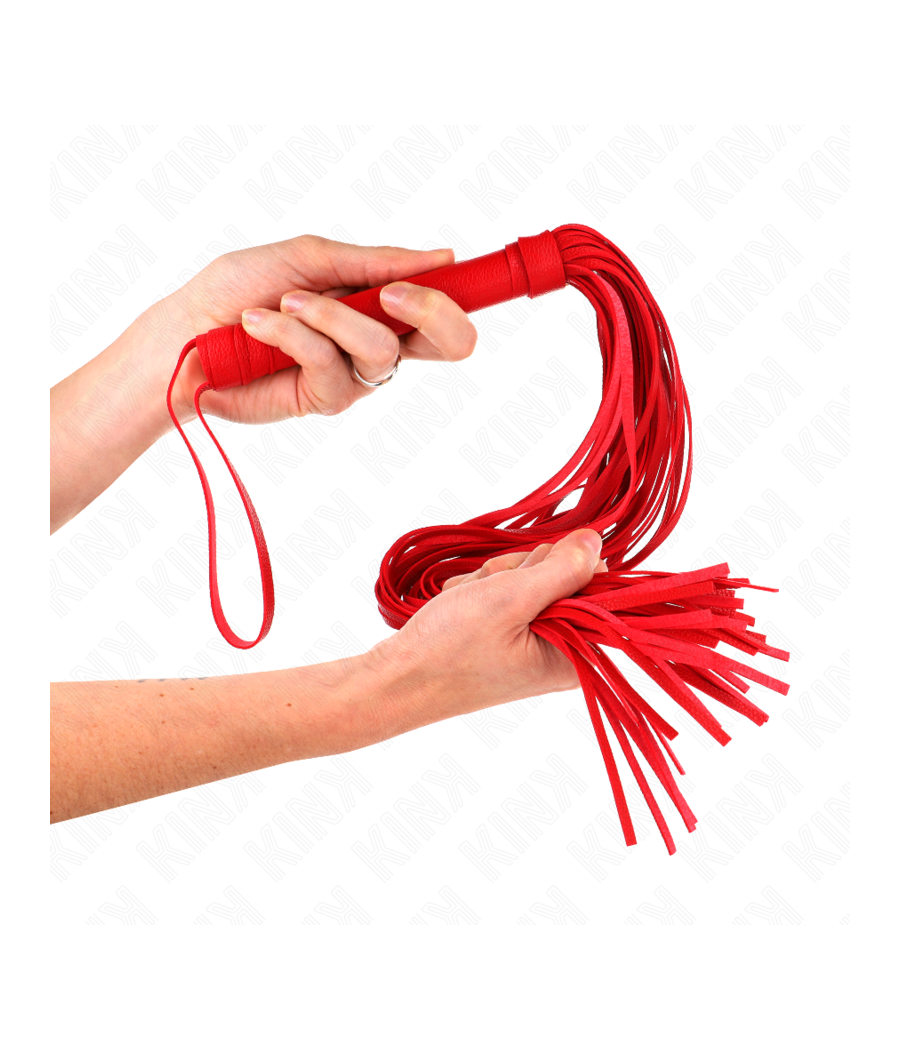 KINK - CHICOTE PVC MACIO VERMELHO 70 CM