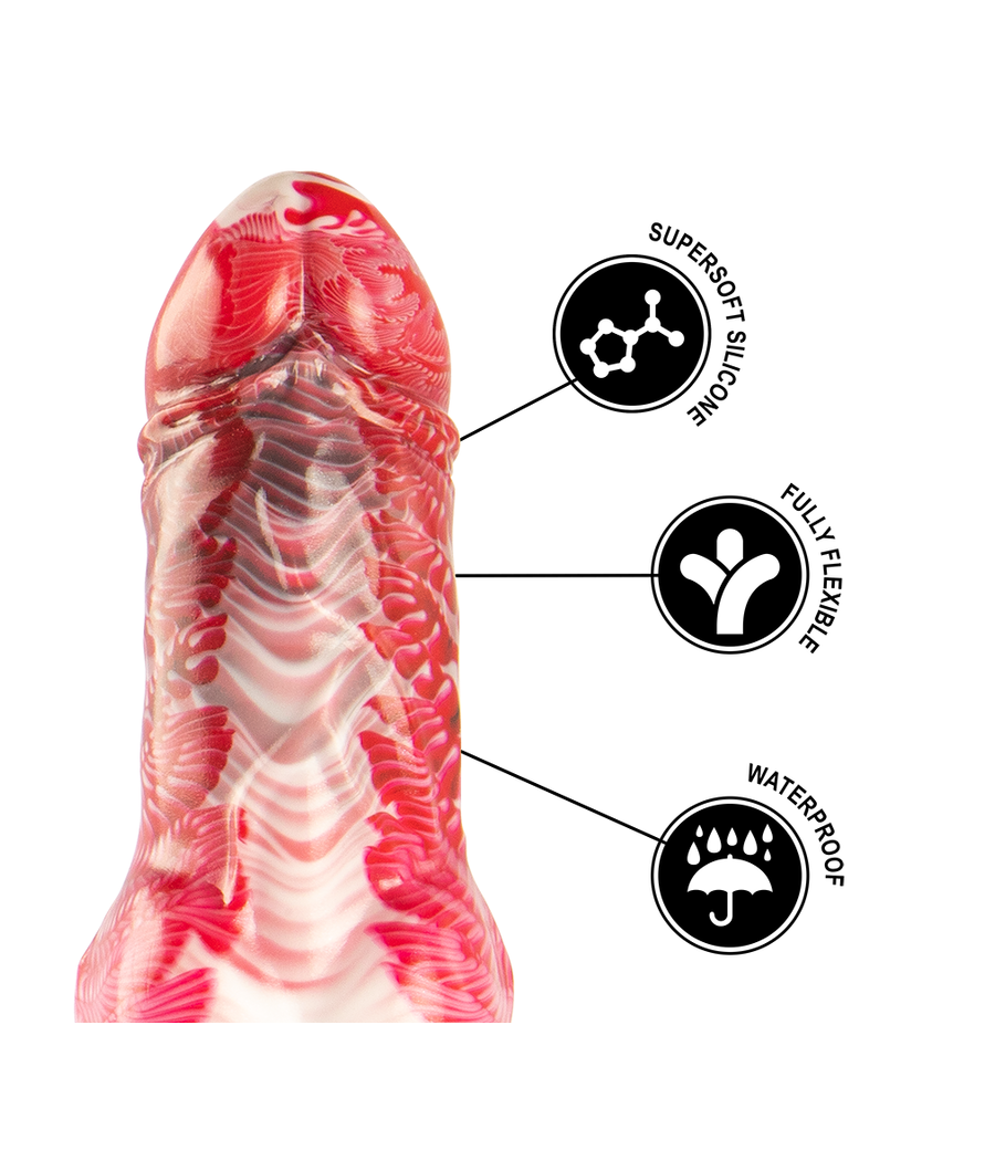 EPIC - HELIOS DILDO COM TESTÍCULOS CALOR E ÊXTASE