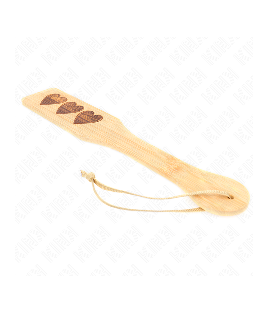 KINK - PALETTE EN BAMBOU DESIGN COEUR 32 X 5,5 CM