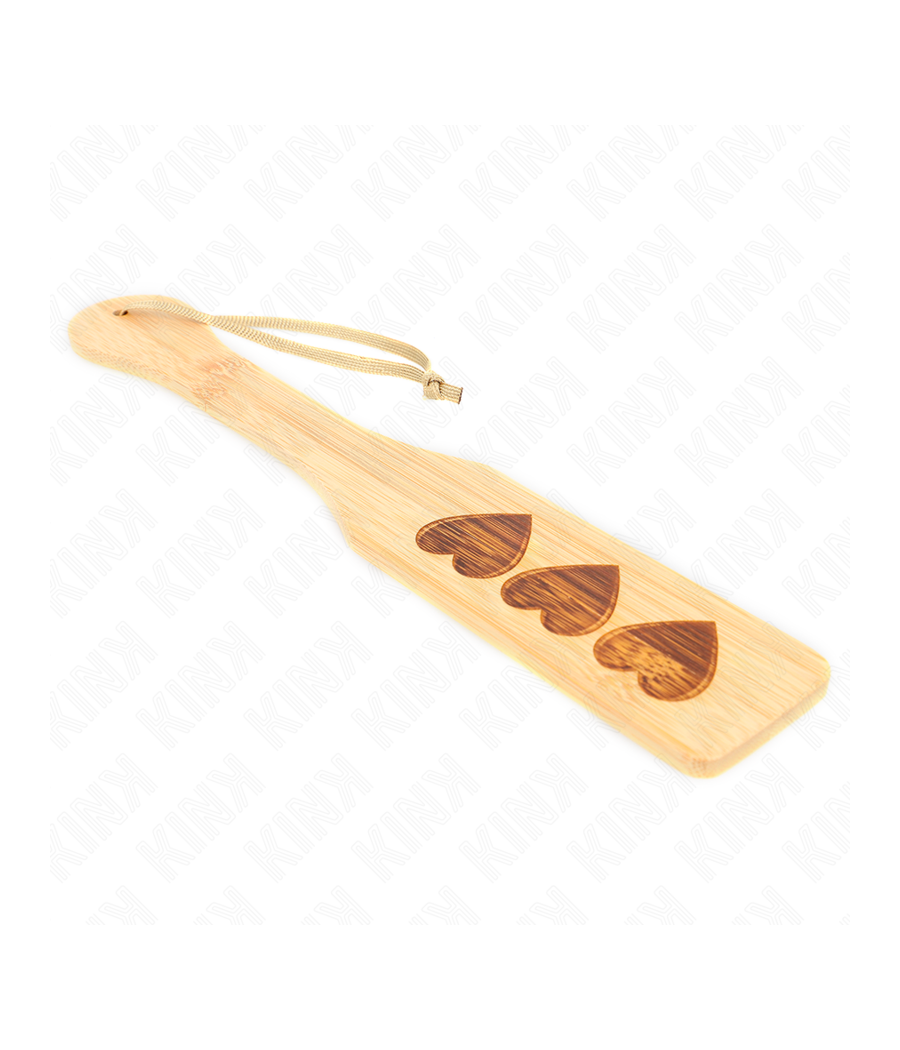 KINK - PALETTE EN BAMBOU DESIGN COEUR 32 X 5,5 CM