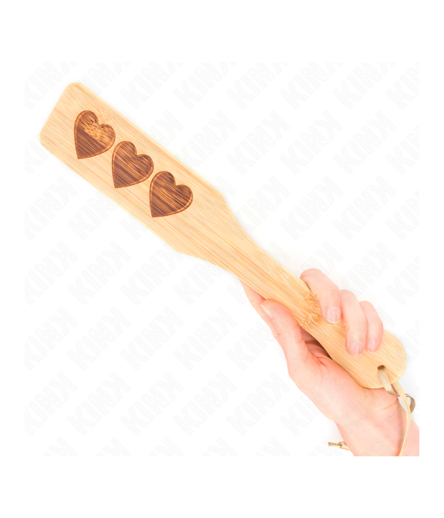 KINK - BAMBUSPALETTE HERZDESIGN 32 X 5,5 CM