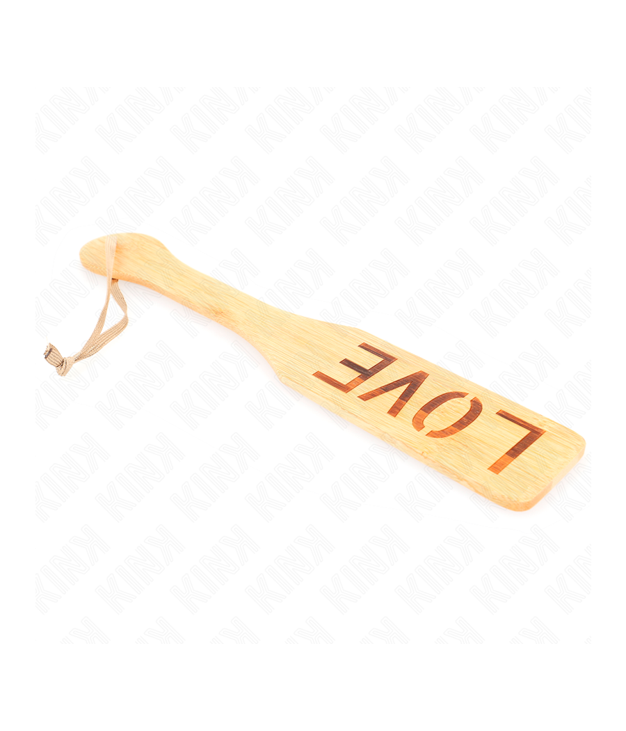 KINK - PALA DE BAMBÚ PALABRA LOVE 32 X 5.5 CM