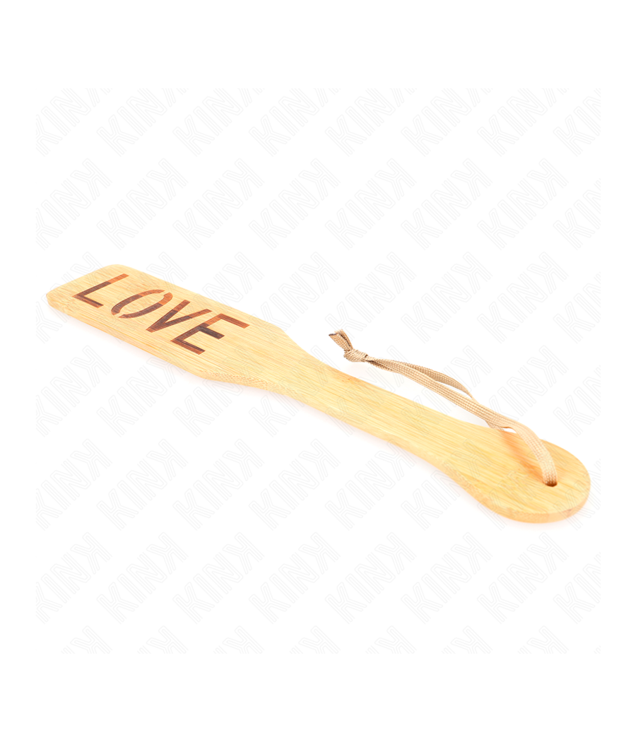 KINK - PALA DE BAMBÚ PALABRA LOVE 32 X 5.5 CM