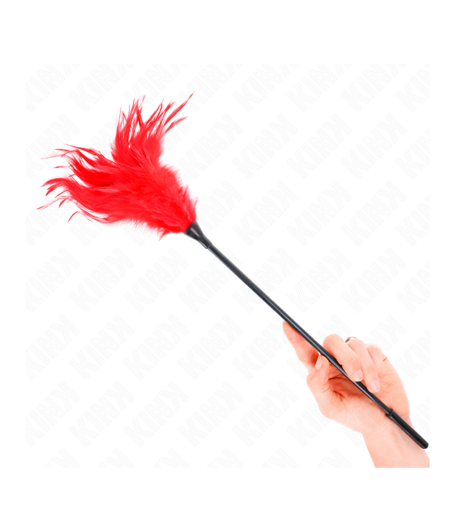 KINK - MULTIPLE RED TICKLE FEATHERS 45 CM