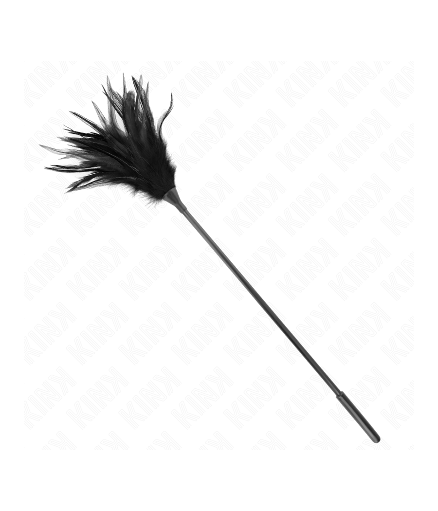 KINK - MULTIPLE BLACK TICKLE FEATHERS 45 CM