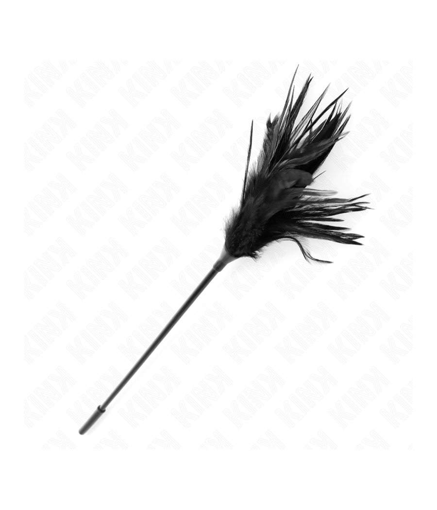 KINK - PLUSIEURS PLUMES DE CHATOUILLES NOIRES 45 CM