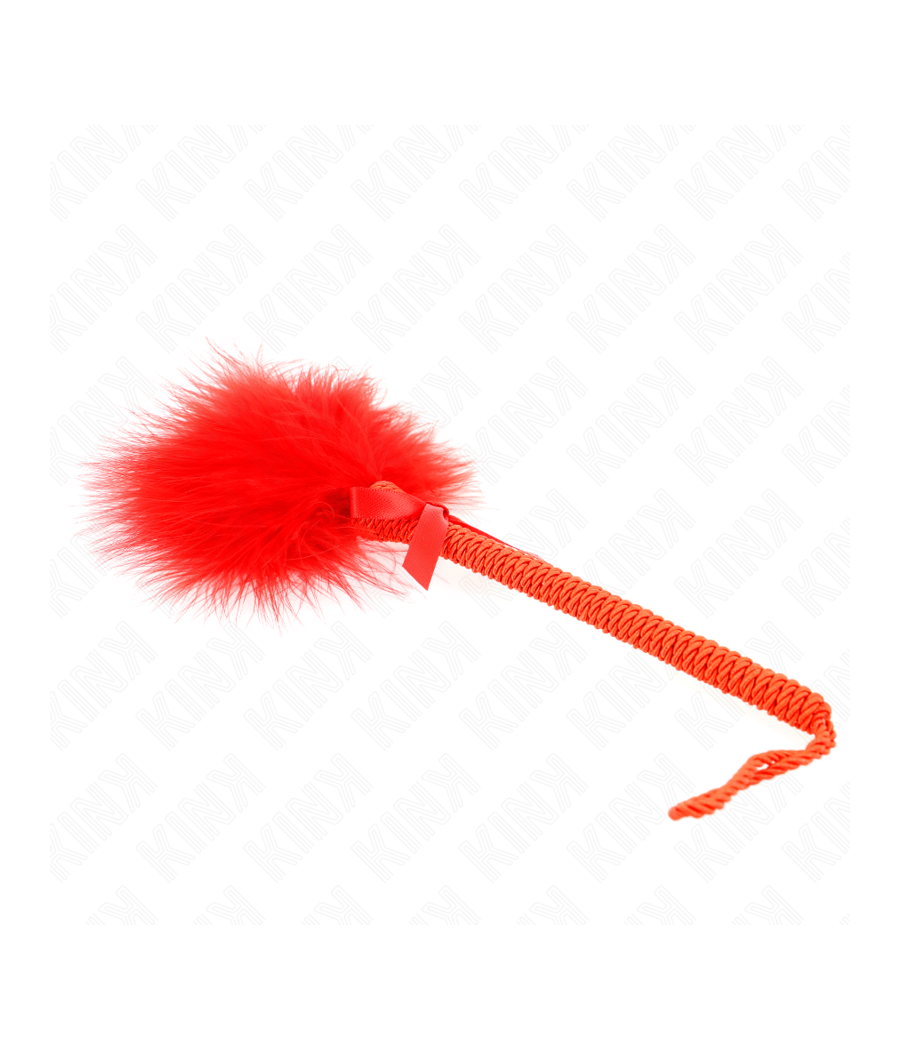 KINK - NYLONSEILSTAB MIT KISSENFEDERN UND ROTER SCHLEIFE 25 CM