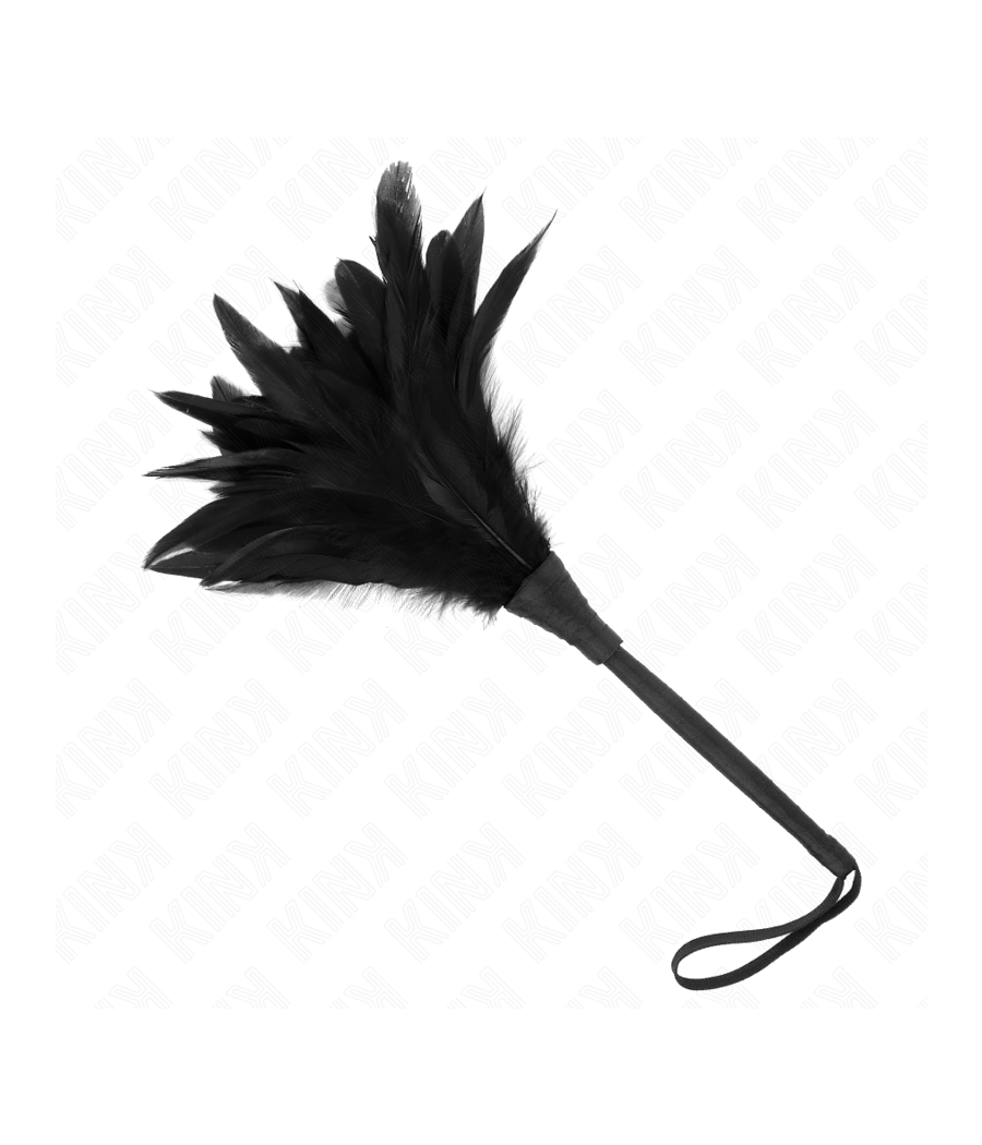 KINK - PIUME DI POLLO SOLLEGATO A FORMA DI CORNO NERO 36 CM