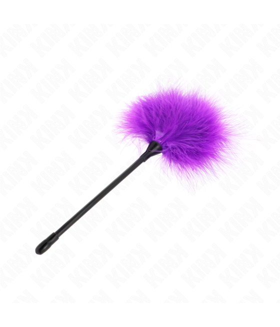 KINK - PURPLE TICKLE FEATHERS USED FOR THE BONDAGE KIT 27 CM