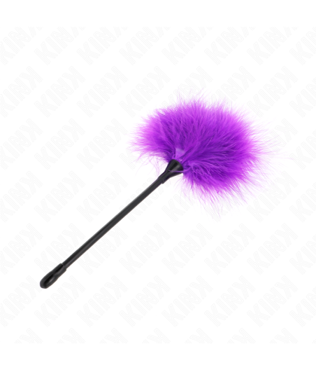 KINK - PURPLE TICKLE FEATHERS USED FOR THE BONDAGE KIT 27 CM