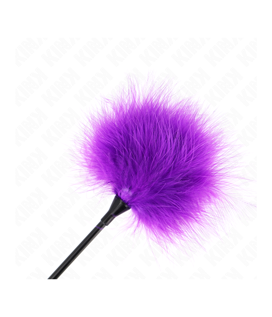 KINK - PURPLE TICKLE FEATHERS USED FOR THE BONDAGE KIT 27 CM