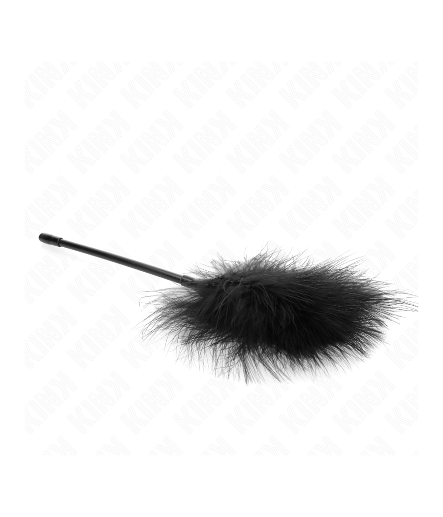 KINK - BLACK TICKLE FEATHERS USED FOR THE BONDAGE KIT 27 CM