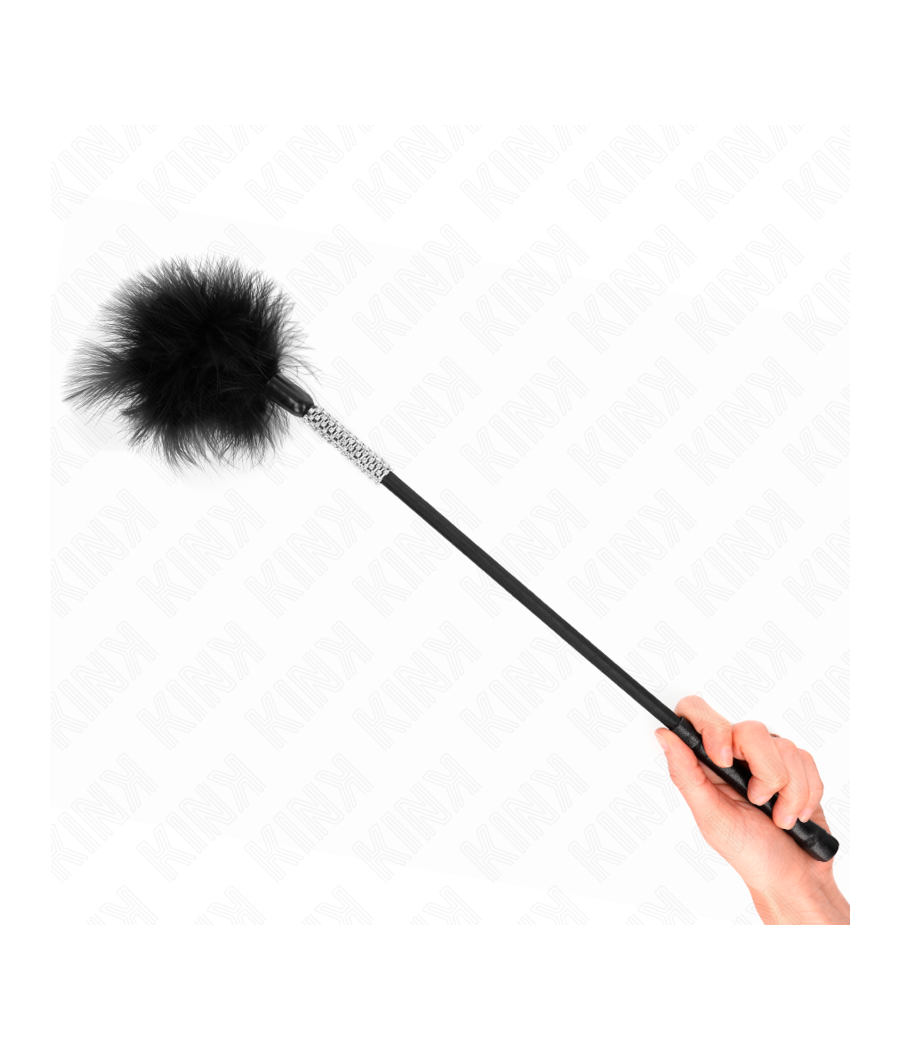 KINK - PIUME TICKLE CON MANICO STRASS 50 CM