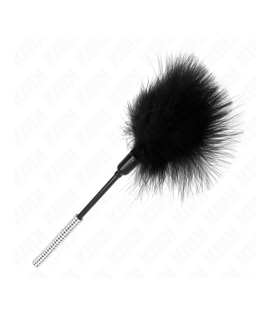 KINK - PLUMES CHACOUILLES AVEC MANCHE STRASS 27 CM