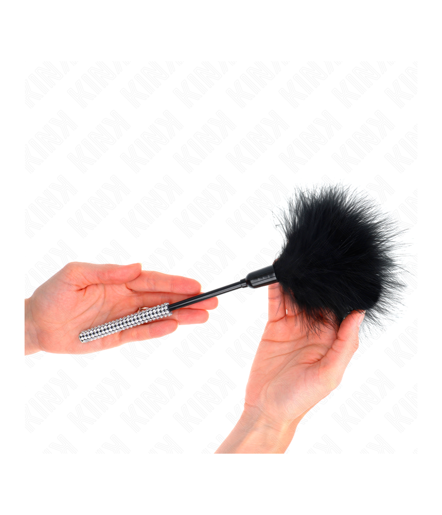 KINK - PIUME TICKLE CON MANICO STRASS 27 CM