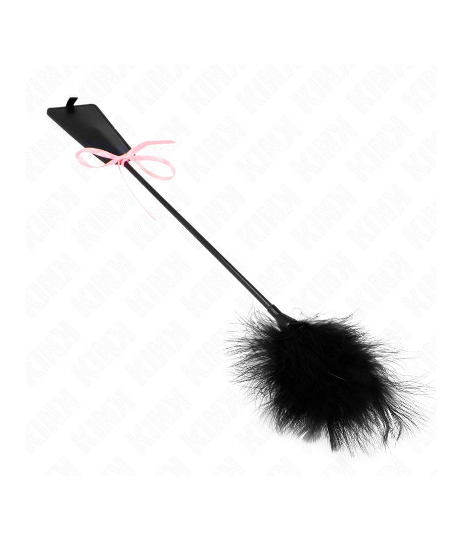 KINK - PIUME TICKLE CON FIOCCO NASTRO ROSA 49 CM