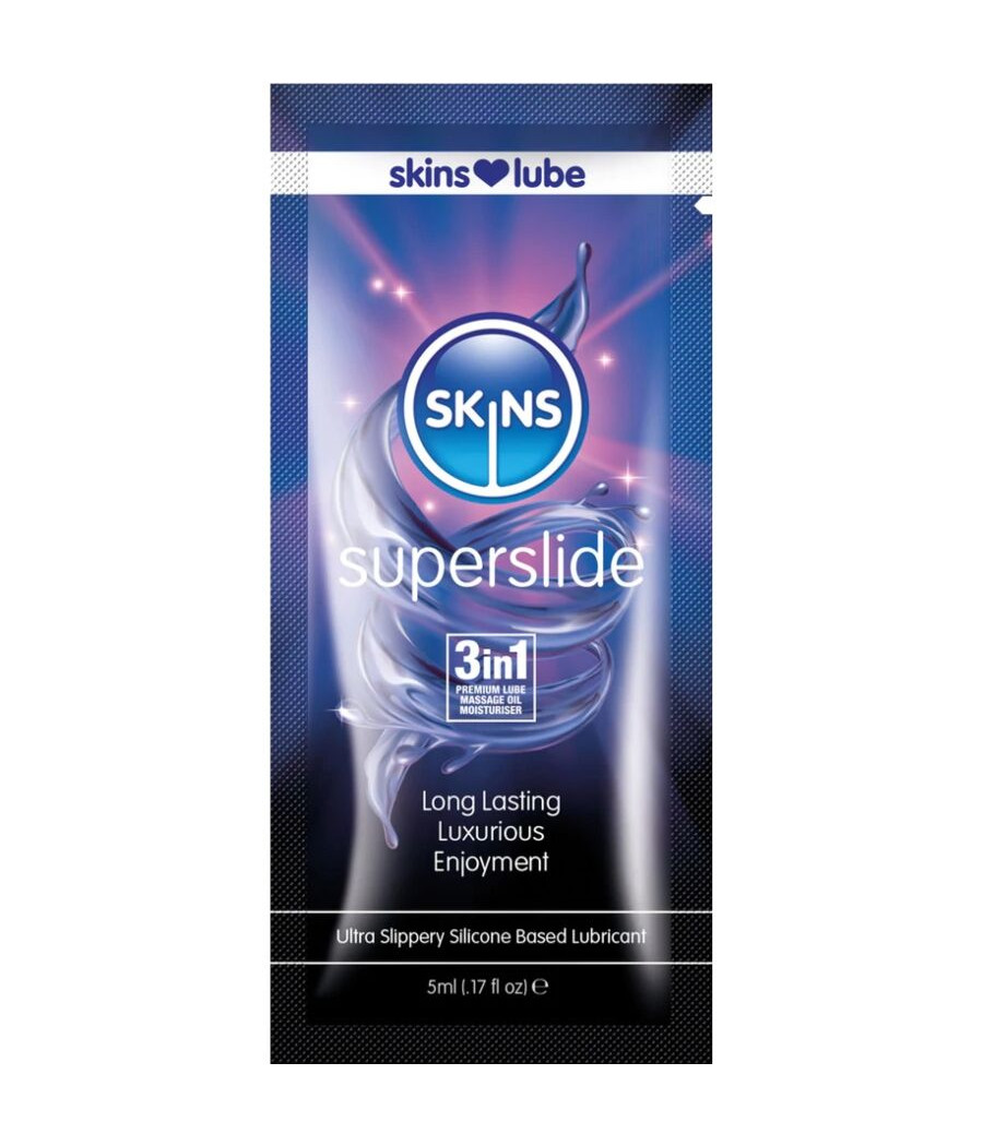 SKINS - SUPERSLIDE LUBRICANTE BASE DE SILICONA MONODOSIS 5 ML