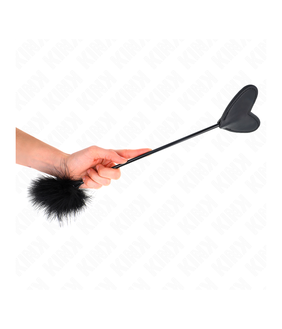 KINK - PLUMES TICKLE AVEC PAGAIE COEUR 31 CM