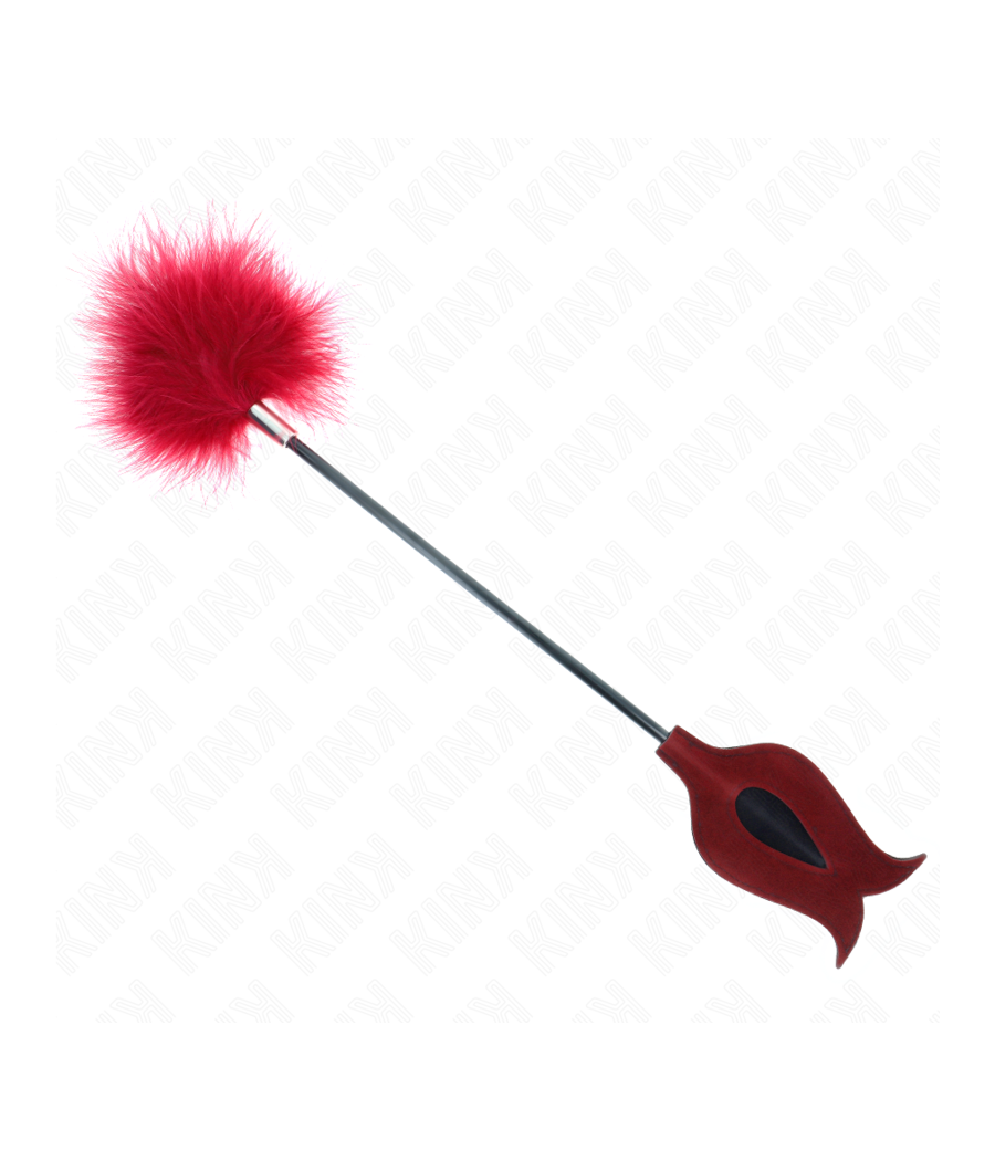 KINK - TICKLE FEATHERS MIT ROSENFÖRMIGEM PADDEL 8 CM