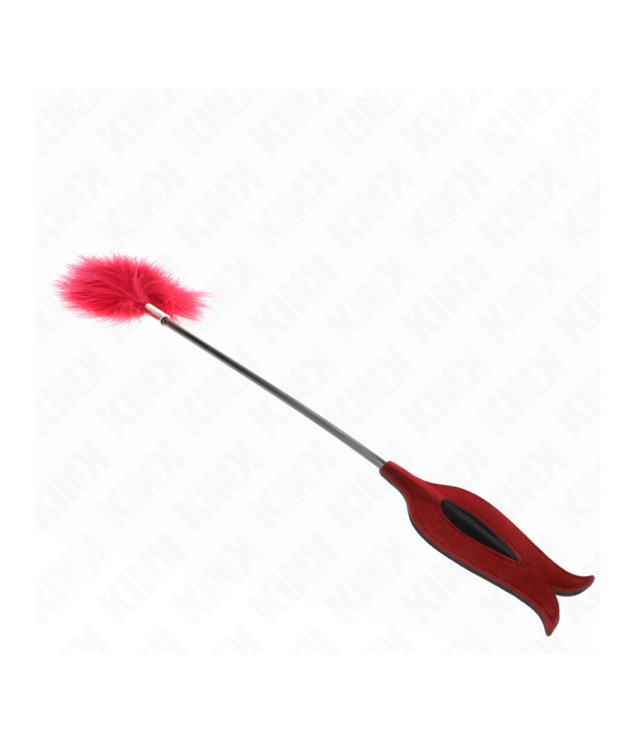 KINK - PLUMES DE CHACOUILLES AVEC PALETTE EN FORME DE ROSE 8 CM