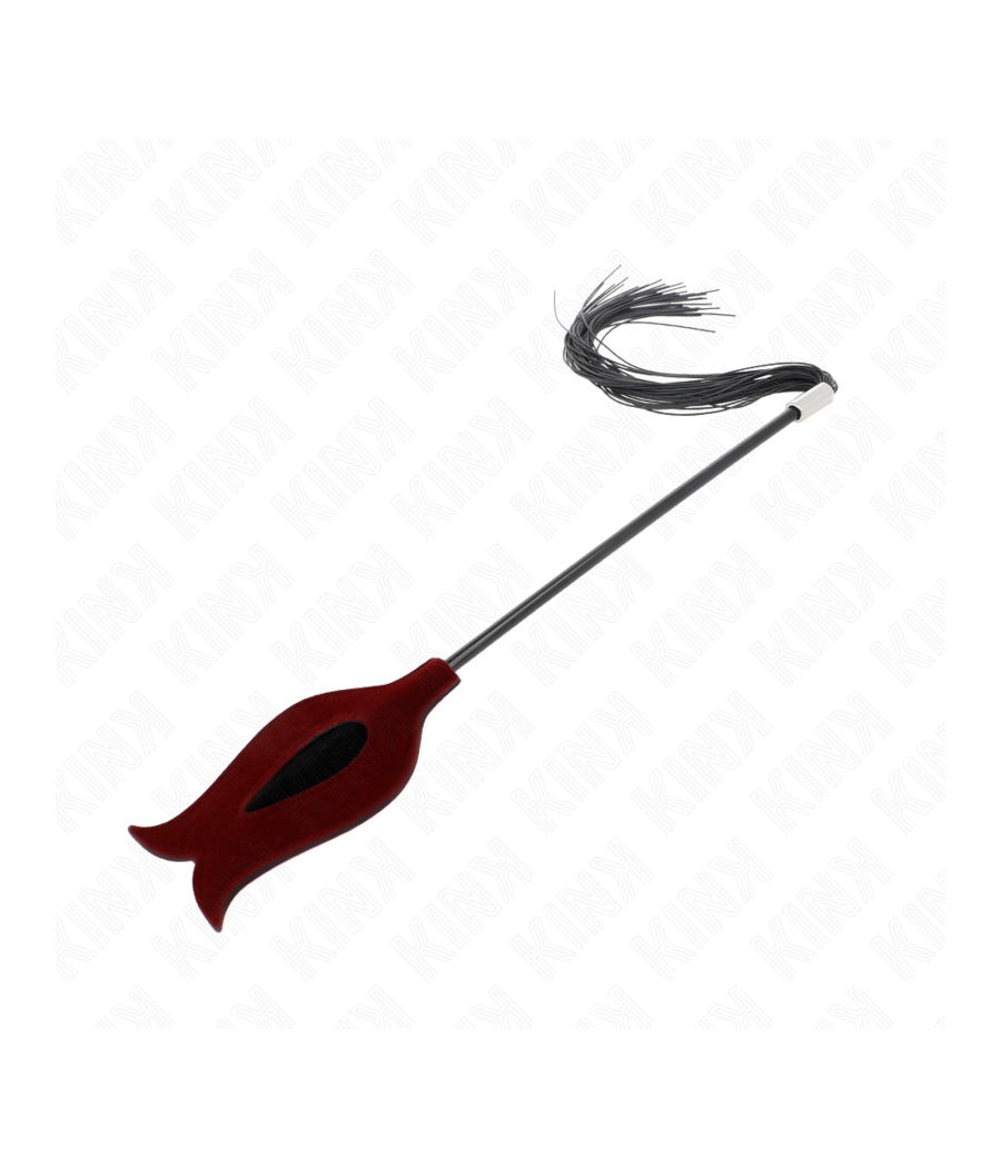 KINK - CHICOTE DE BORLA DE SILICONE FORMA DE ROSA 45 CM