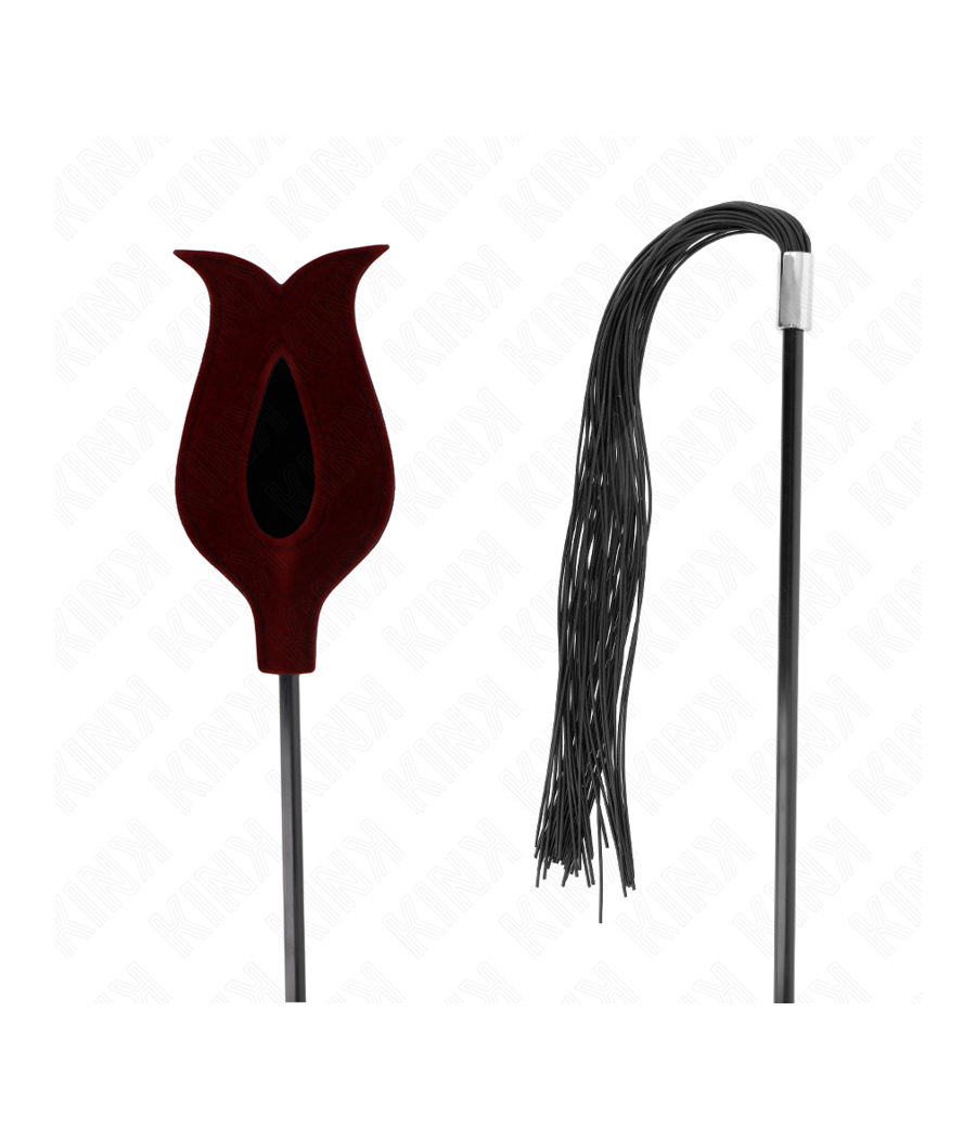 KINK - ROSENFORM QUASTENPEITSCHE AUS SILIKON 45 CM